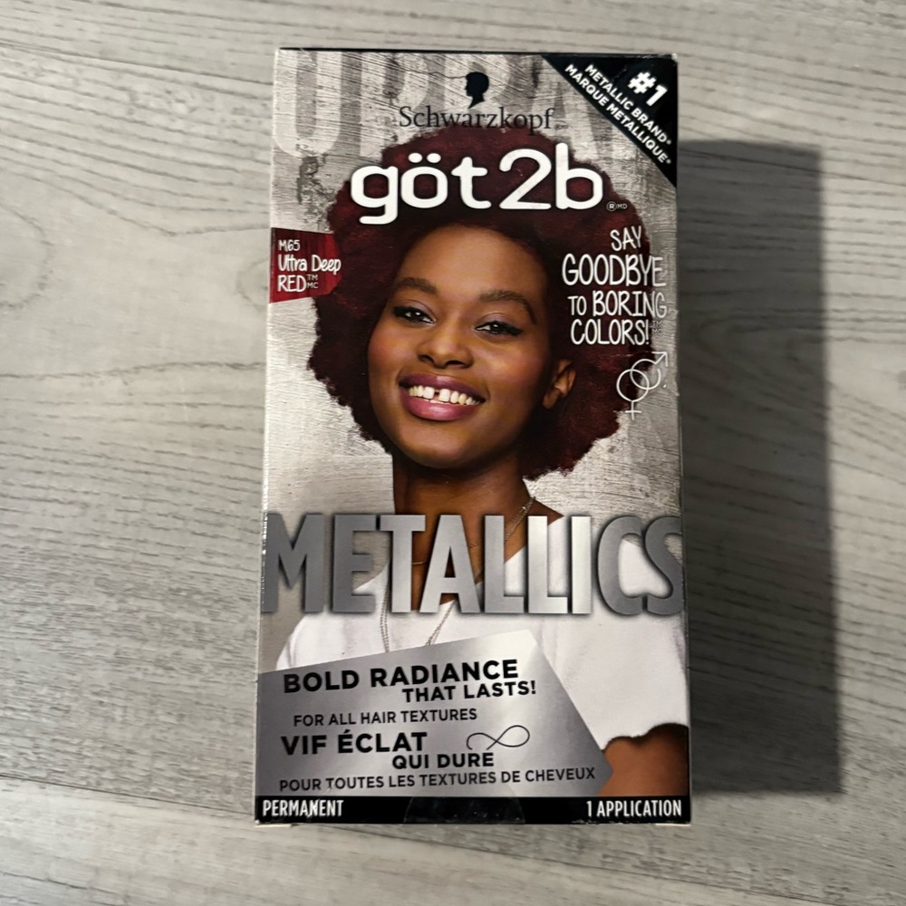 Got2b Metallics Ultra Deep Red Hair Dye